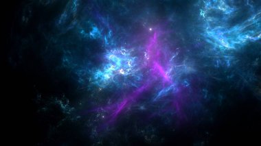 Bilim kurgu duvar kağıdı. Derin uzayın güzelliği. Arkaplan için renkli grafikler, su dalgaları, bulutlar, gece gökyüzü, evren, galaksi gibi