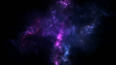 Bilim kurgu duvar kağıdı. Derin uzayın güzelliği. Arkaplan için renkli grafikler, su dalgaları, bulutlar, gece gökyüzü, evren, galaksi gibi