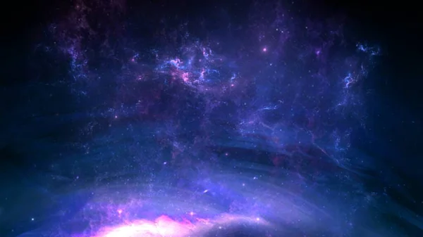 行星和星系 科幻小说壁纸 深空之美宇宙中数十亿的星系宇宙艺术背景 — 图库照片