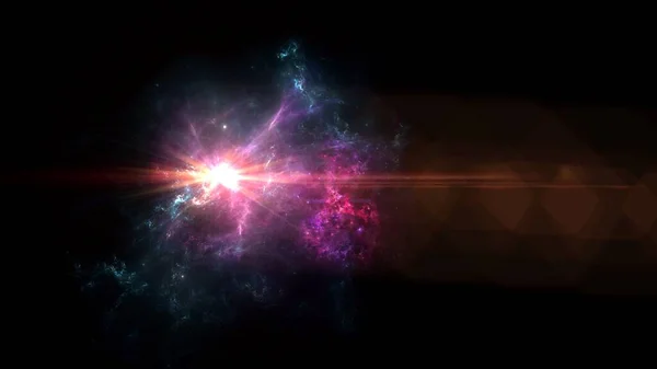 Planètes Galaxie Univers Événement Horizon Singularité Gargantuesque Rayonnement Hawking Théorie — Photo