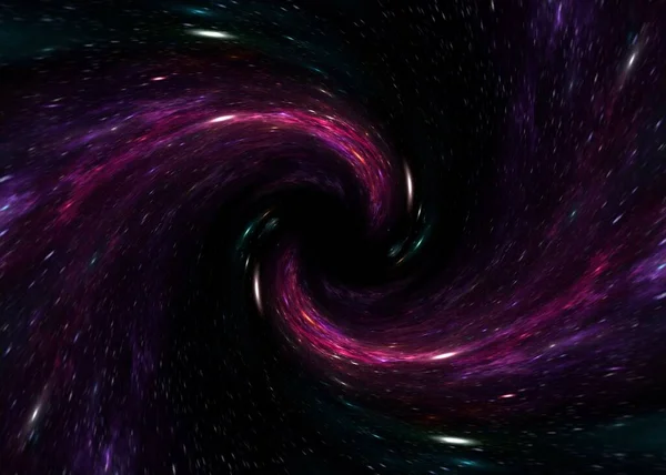 Планеты Галактики Вселенная Вселенная Сингулярность Гаргантюан Радиация Хокинга Теория Стрельцов — стоковое фото