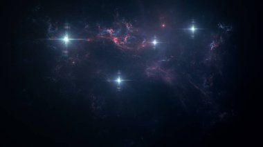 Bilim kurgu duvar kağıdı. Derin uzayın güzelliği. Arkaplan için renkli grafikler, su dalgaları, bulutlar, gece gökyüzü, evren, galaksi, gezegenler gibi