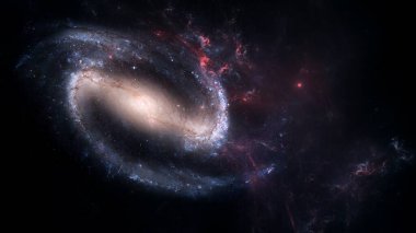 Bilim kurgu duvar kağıdı. Derin uzayın güzelliği. Arkaplan için renkli grafikler, su dalgaları, bulutlar, gece gökyüzü, evren, galaksi, gezegenler gibi