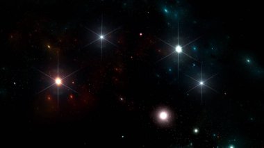 Bilim kurgu duvar kağıdı. Derin uzayın güzelliği. Arkaplan için renkli grafikler, su dalgaları, bulutlar, gece gökyüzü, evren, galaksi, gezegenler gibi