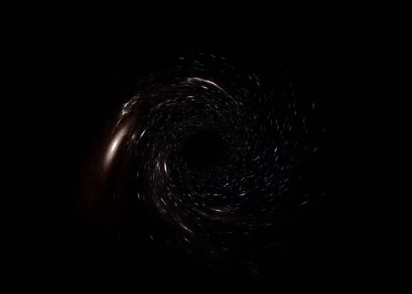 블랙홀 우주의 아름다움 배경을 그래픽 밤하늘 — 스톡 사진