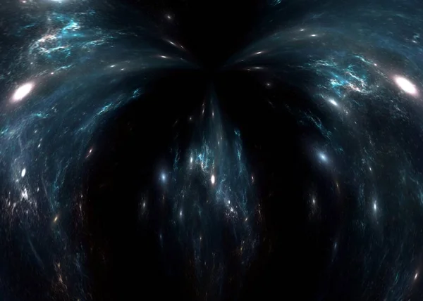 Черная Дыра Обои Научной Фантастики Красота Глубокого Космоса Красочная Графика — стоковое фото