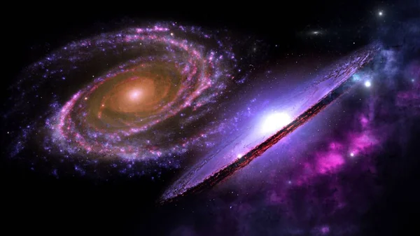 Cosmology Study Cosmos Its Broadest Sense Covers Variety Very Different — Foto Stock