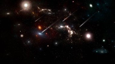 Gezegenler Galaksisi Bilim Kurgu Duvar Kağıdı Güzellik Derin Uzay Kozmosunun Fiziksel Kozmoloji Fotoğrafları