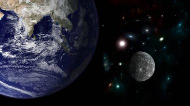 Gezegenler Galaksisi Bilim Kurgu Duvar Kağıdı Güzellik Derin Uzay Kozmosunun Fiziksel Kozmoloji Stoku Fotoğrafları. Kozmoloji kozmosun incelenmesidir.