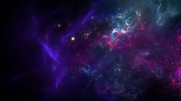Planetas Galáxia Ficção Científica Papel Parede Beleza Espaço Profundo Cosmos — Fotografia de Stock