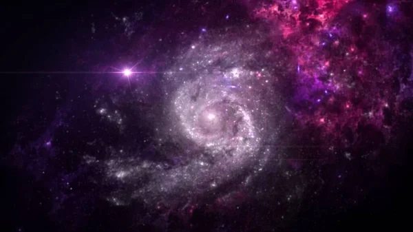 Planeten Galaxy Science Fiction Wallpaper Schoonheid Deep Space Cosmos Fysieke — Stockfoto