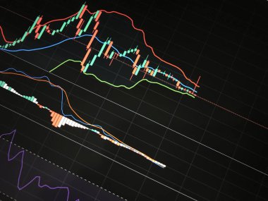Borsa haritası ticareti. Kripto para birimi bitcoin gelecek para. Bitcoin finans kavramı