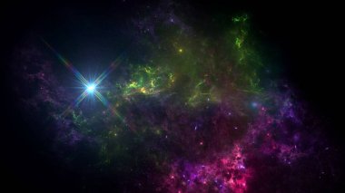 Kara delik, gezegenler ve galaksi, bilim kurgu duvar kağıdı. Derin uzayın güzelliği. Evrende milyarlarca galaksi Kozmik sanat arka planında