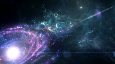 Kara delik, gezegenler ve galaksi, bilim kurgu duvar kağıdı. Derin uzayın güzelliği. Evrende milyarlarca galaksi Kozmik sanat arka planında