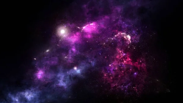 Black Hole Planets Galaxy Science Fiction Wallpaper Beauty Deep Space — Stock Photo, Image