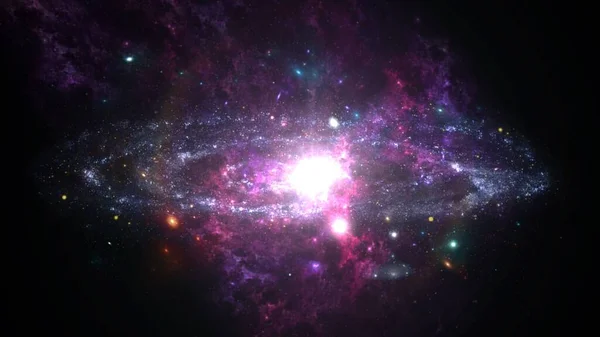 Черная Дыра Планеты Галактика Обои Научной Фантастики Красота Глубокого Космоса — стоковое фото