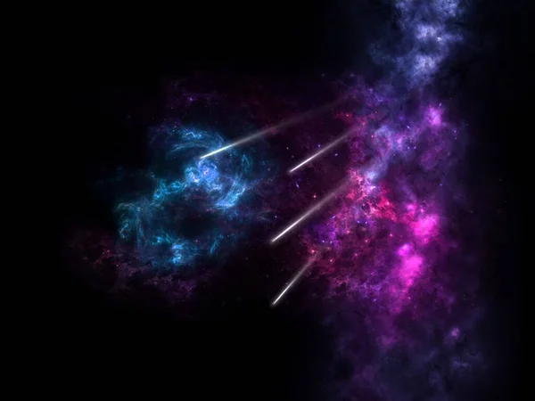 Science Fiction Wallpaper Beauty Deep Space Colorful Graphics Background Water — Stockfoto