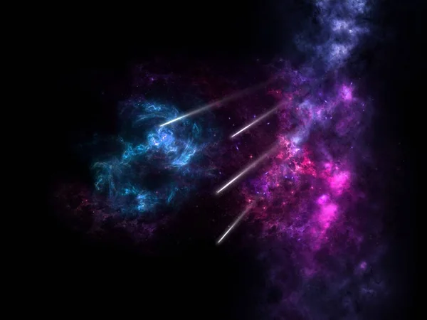 Science Fiction Wallpaper Beauty Deep Space Colorful Graphics Background Water — Fotografia de Stock