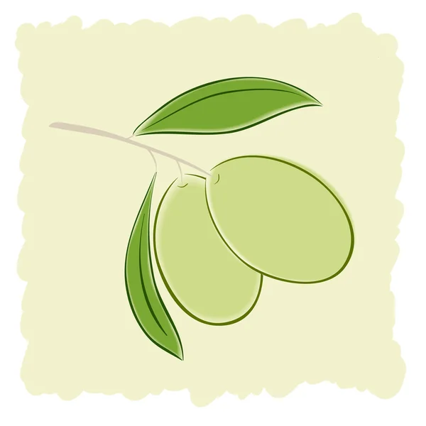 绿橄榄 — 图库矢量图片