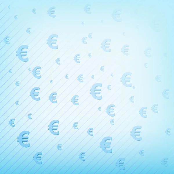 Vektor Hintergrund mit Euro-Zeichen — Stockvektor
