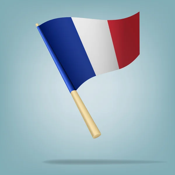 Флаг Франции. векторная иллюстрация — стоковый вектор