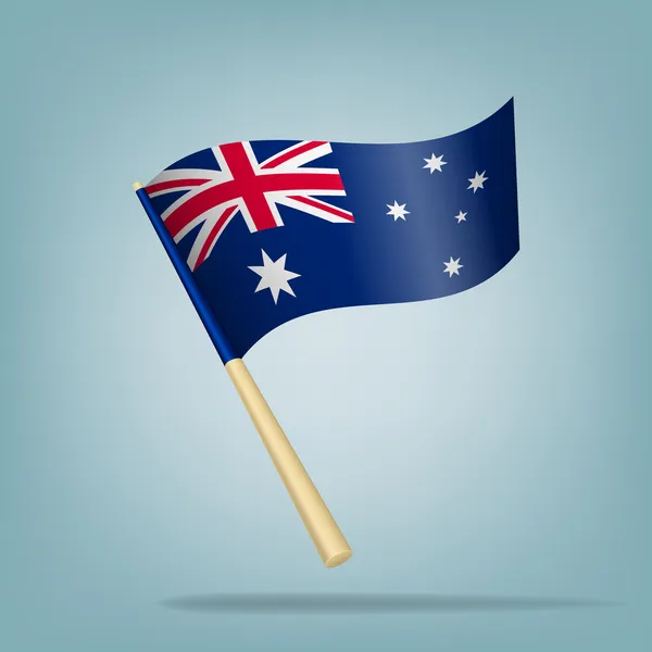 Australia flag, vector illustration — Stock Vector