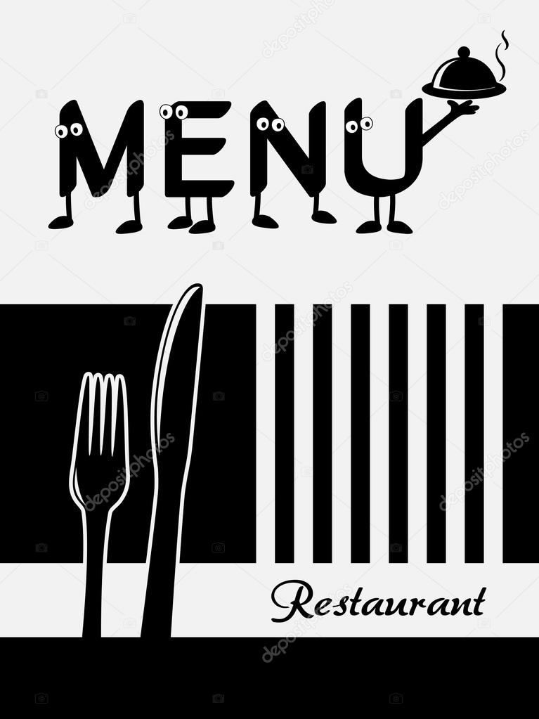 Restaurant menu design - template brochure