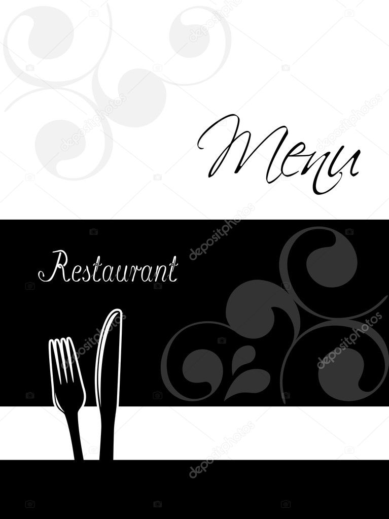 Restaurant menu design - template brochure
