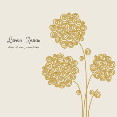 vector Floral arka plan, çiçek
