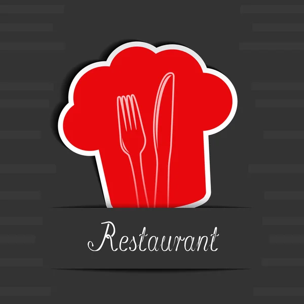 Vector menu restaurant card — Stock Vector