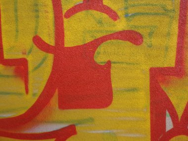 Duvar yazısı detay