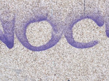 Duvar yazısı detay