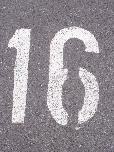 Numero 16 — Foto Stock