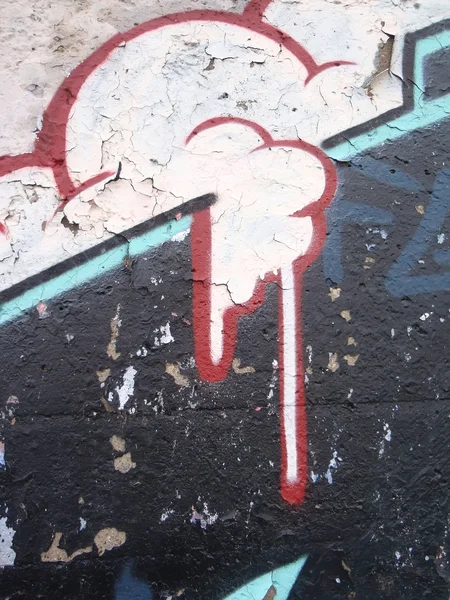 Detalle de graffiti — Foto de Stock