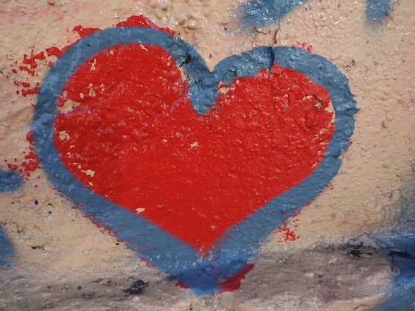 Graffiti heart — Stock Photo, Image