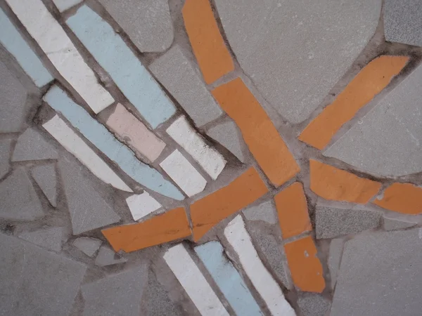 Mosaic of broken tiles — Stock Photo, Image