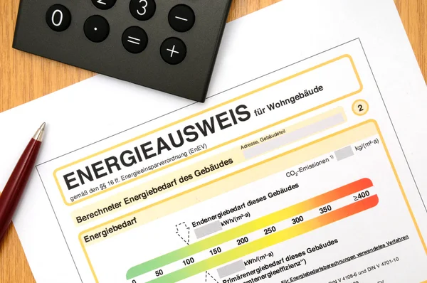 Energy performance certificate