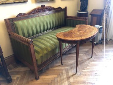 Kanepe. Vorontsov Sarayı. Alupka. Kırım Yarımadası.