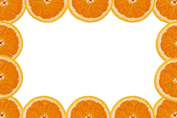 Eine Scheibe Orange lizenzfreie Stockbilder