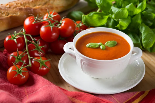 Sopa de tomate — Fotografia de Stock