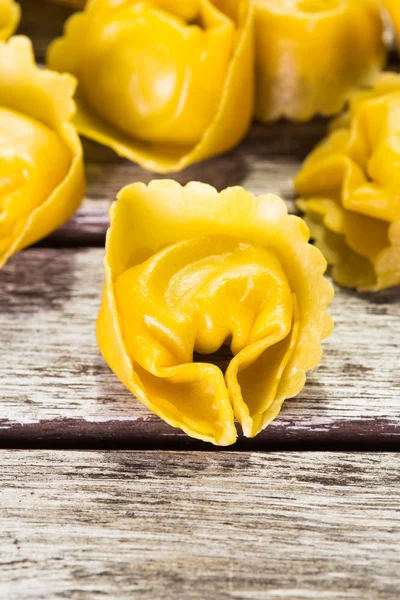 Macro de pasta de tortellini — Foto de Stock