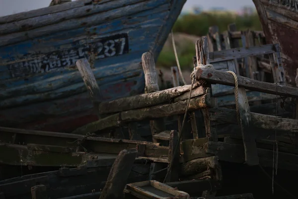 木制船的坟墓 — 图库照片