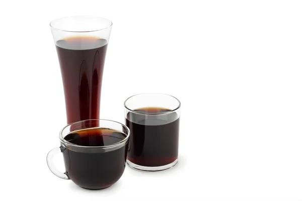 Beyaz meyve kompostosu gözlük