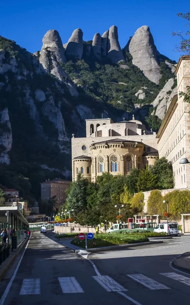 Kloster montserrat, barcelona Stockbild