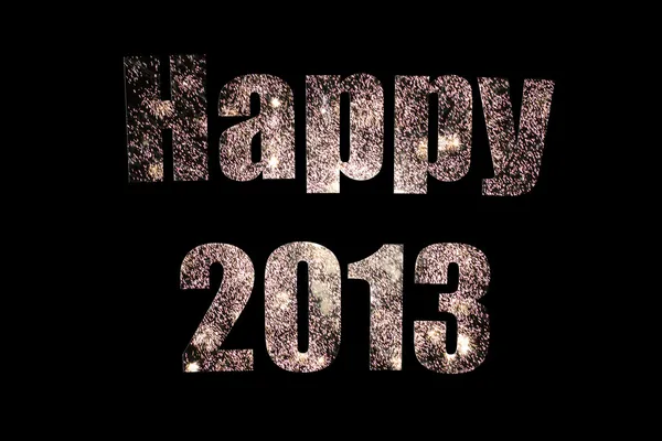 Happy 2013 Text — Stock Photo, Image