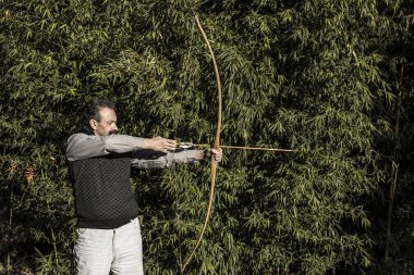 üst düzey archer antika yay ve ok ile
