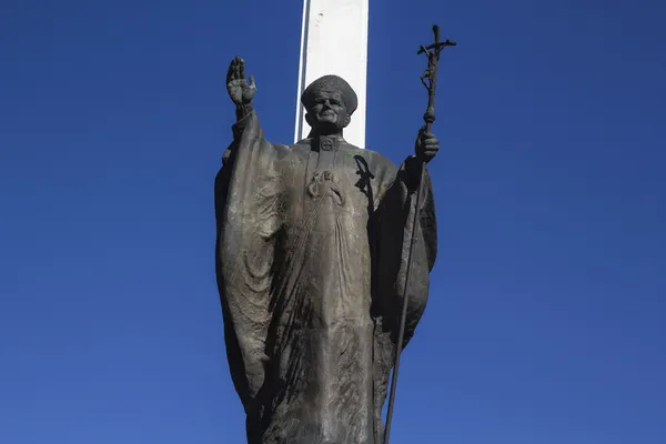 Statue von Papst Johannes Paul II. lizenzfreie Stockfotos