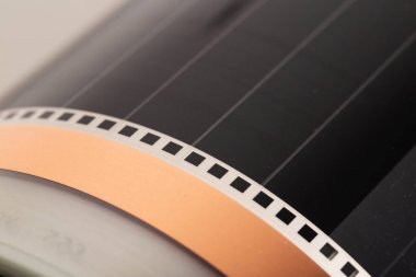 Modern kızılötesi sıcak zemin, arka plan. Yakın plan.