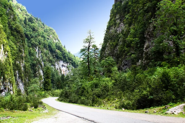 Yolun Abhazya dağların geçer ve yol açar