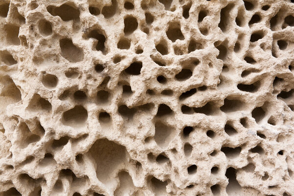 Эрозионные узоры в породе
